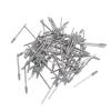 100 Pcs Tapered Nail Drill Bit, Quartz Tungsten Steel Professional Round Top Cuticle Clean Drill Bit with Storage Box view 4