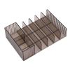 Akozon Divided Makeup Organizer with 7 C Artments - Clear Plastic Eyeshadow Palette & Lipstick Holder for Vanity, Drawer, and Countertop Storage view 3