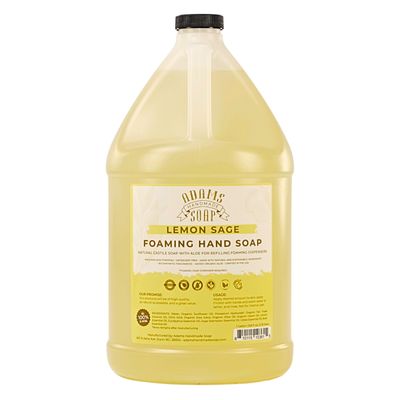 Adams Handmade Soap Liquid Foaming Soap 1 Gal - Lemon Sage