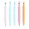 5Pcs Winged Eye Liner Face Stamp  Quick-Drying, Colorful Double Head Eye Pen for Festive Makeup view 1