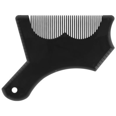 Beard Shaping Tool, Beard Straightener For Men Beard Lineup Tool, Beard Shaper For Men Plastic For Men's Beard Trimming and Shaping (Black)