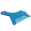 Beard Shaping Tool, Beard Straightener For Men Beard Lineup Tool, Beard Shaper For Men Plastic For Men's Beard Trimming and Shaping (Transparent Blue) view 2