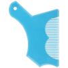 Beard Shaping Tool, Beard Straightener For Men Beard Lineup Tool, Beard Shaper For Men Plastic For Men's Beard Trimming and Shaping (Transparent Blue) view 4