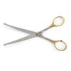 Grooming Shears Ultra Gold Dubl Duck Super Sharp Serrated Edge Scissors Barber Stylist Groom (Pro Set of 3 Shears) view 4