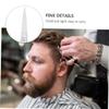 FOMIYES 4sets Beard Scissors with Comb and Storage Bag Precision Trimming Scissors for Facial Hair Portable Grooming Kit with Case for Home Barbershop Use view 4