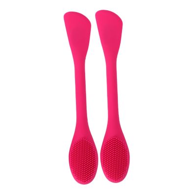 ELAYARD 2pcs Silicone Facial Cleaning Brush Face Brush for Women Skincare Tools Soft Head for Face Masks DIY Masks