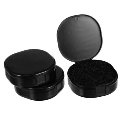 FOMIYES 3pcs Makeup Brush Cleaner Sponge Reusable Color Removal Tool for Deep Cleaning Makeup Brushes and Sponges Durable and Easy to Use Cleaning Box