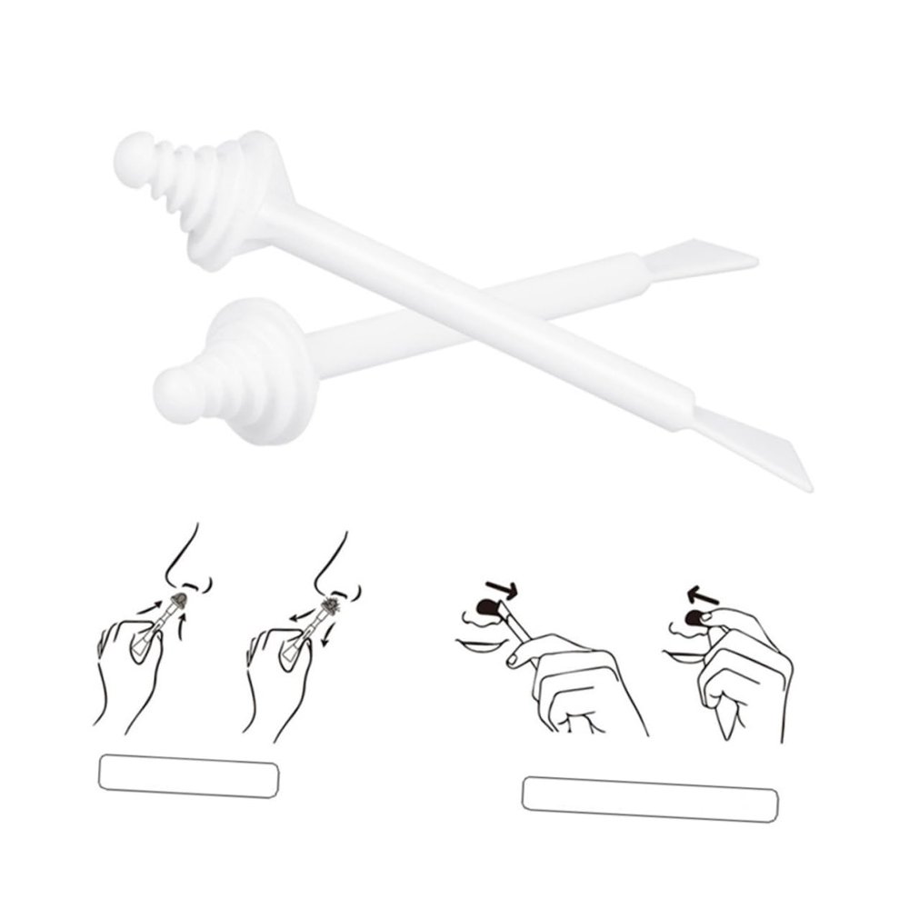 ELAYARD 20pcs Nasal Hair Removal Wax Stick Disposable Smear Applicator for Hair Removal for Home Use Versatile Tool for Waxing