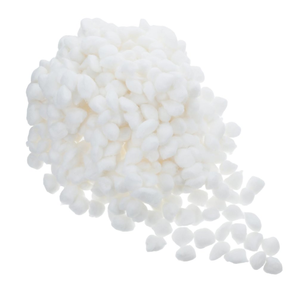 BATHVEVE 400pcs Skin-Friendly Makeup Cotton Balls Soft Fluffy Cotton Balls for Face