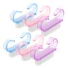 Healvian 6 in 1 Nail Brush Set Multi- Hand Brush for Nail Cleaning Soft Bristles for Women's Nail Care Easy to Hang view 1