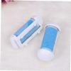 Healvian 10pcs Foot Replacement Roller Heads for Electric Exfoliator Safe Material Ergonomic Design Fit for Skin Surface Sky-Blue Color view 3