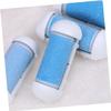Healvian 10pcs Foot Replacement Roller Heads for Electric Exfoliator Safe Material Ergonomic Design Fit for Skin Surface Sky-Blue Color view 4