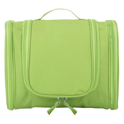RONSSEN Travel Cosmetic Bag Hook Toiletry Bag Portable Double-open Storage Bag Can Hold Cosmetics Skin Care Products Toiletries Brushes