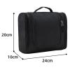 RONSSEN Travel Cosmetic Bag Hook Toiletry Bag Portable Double-open Storage Bag Can Hold Cosmetics Skin Care Products Toiletries Brushes view 2