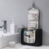 RONSSEN Travel Cosmetic Bag Hook Toiletry Bag Portable Double-open Storage Bag Can Hold Cosmetics Skin Care Products Toiletries Brushes view 4