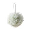 OHPHCALL Set of 4 Bath Balls Shower Scouring Balls Mesh Blue Grey Khaki Soothe Clean Your Skin Hanging Rope view 4