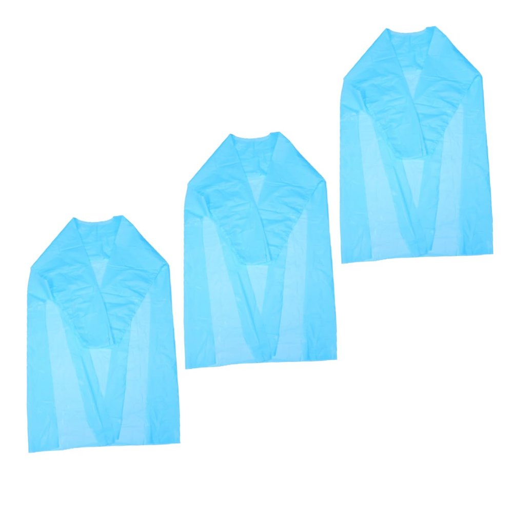Angoily 3pcs Hair Cutting Salon Cape Protective Shop Coat Isolation Coat Barbers Xl Blue
