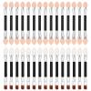Disposable Double Head Eyeshadow Brushes, 30 Pcs Double-sided Eyeshadow Applicators Soft Sponge Tipped Eye Shadow Applicator Sticks Professional Eye Makeup Cosmetic Tool for Women Girls view 1