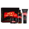 Bath and Skin Care Gift Set for Men, 3 Pieces Nourishing Facial and Body Care Kit Includes Face Wash, Shower Gel, Moisturizer, Valentines Fathers Day Birthday Gifts for Husband Dad Boyfriend Him view 1