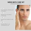 Bath and Skin Care Gift Set for Men, 3 Pieces Nourishing Facial and Body Care Kit Includes Face Wash, Shower Gel, Moisturizer, Valentines Fathers Day Birthday Gifts for Husband Dad Boyfriend Him view 4