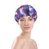 Twister Polka Dots 4 Print Shower Cap,Reusable Hair Cap With Lining & Elastic Band Stretch Hem Hair Hat view 3