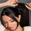 27" Super Long Straight Cinched Ponytail Color R16/23 Oatmeal - Hairdo Tru2Life 100% Heat Friendly Synthetic Pocket Attachment Blowout Wild Waves Hairpiece Cola de Caballo Larga Hairloss Booklet view 4