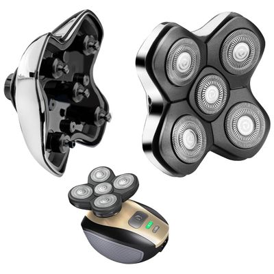 Universal Magnetic 5 Blades for Freebird, Head Shaver Replacement Heads for Universal Replacement Heads