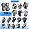 Universal Magnetic 5 Blades for Freebird, Head Shaver Replacement Heads for Universal Replacement Heads view 4