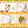 12 Sheets Fiesta Temporary Tattoos, Cinco De Mayo Stickers with Taco Pinata Cactus for Adults, Mexican Fake Tattoos for Cinco De Mayo Party Favors Supplies Accessories view 4