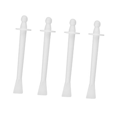 Healifty 10pcs Disposable Plastic Nose Waxing Strips for Hair Removal Multifunctional Nose Hair Wand Safe and Wax Stick for Adults for Home and Salon Use
