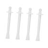 Healifty 10pcs Disposable Plastic Nose Waxing Strips for Hair Removal Multifunctional Nose Hair Wand Safe and Wax Stick for Adults for Home and Salon Use view 1
