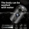 Doonai Mini Portable Electric Shaver, Doonai Shaver, Pocket Size Electric Razor, USB Rechargeable Waterproof Shaver Electric Beard Trimmer for Home, Trave, Office (2pcs-c) view 2