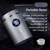 Doonai Mini Portable Electric Shaver, Doonai Shaver, Pocket Size Electric Razor, USB Rechargeable Waterproof Shaver Electric Beard Trimmer for Home, Trave, Office (2pcs-c) view 4