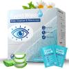 60PCS Eyelid Cleansing Wipes for Itchy & Dry Eyes, Saline Based Eye Wet Wipes with Tea Tree Oil, Daily Eye Wipes for Styes & Blepharitis, Moisture & Soothes Cleansing Cloths For Sensitive Eyes view 1