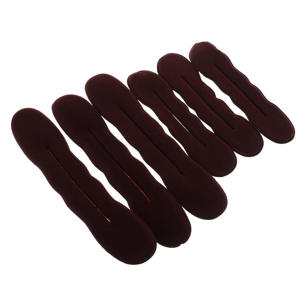Beaupretty 6pcs Lazy Hair Bun Maker for Women Soft Sponge Tools for Effortless Updos for Thin Hair Reusable Accessories for Daily and Special Occasions