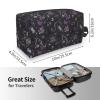 YQxwJL Purple Black Goth Spooky print Toiletry Bag for Men,Toiletry Organizer Dopp Kit Shaving Bag for Toiletries Accessories view 4
