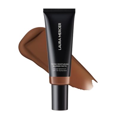Laura Mercier Tinted Moisturizer Blurred Matte with SPF 30: 24HR+ Shine Control and Blurring, Long Lasting, Sheer to Light, Buildable Coverage, Blurs the Look of Pores, Skin Tint, 6N Umber