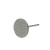 1Pc 20mm Disc Nail Drill Bit Trimming Nail Edge Polishing Head Sandblasting Stainless Steel Manicure Tool Accessories view 1