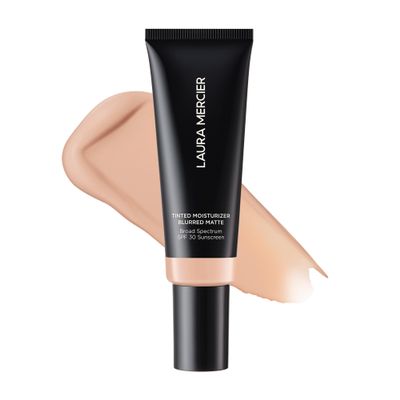 Laura Mercier Tinted Moisturizer Blurred Matte with SPF 30: 24HR+ Shine Control and Blurring, Long Lasting, Sheer to Light, Buildable Coverage, Blurs the Look of Pores, Skin Tint, 1C Cameo
