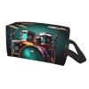 YQxwJL Cool Drum Set print Toiletry Bag for Men,Toiletry Organizer Dopp Kit Shaving Bag for Toiletries Accessories view 2