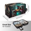YQxwJL Cool Drum Set print Toiletry Bag for Men,Toiletry Organizer Dopp Kit Shaving Bag for Toiletries Accessories view 4