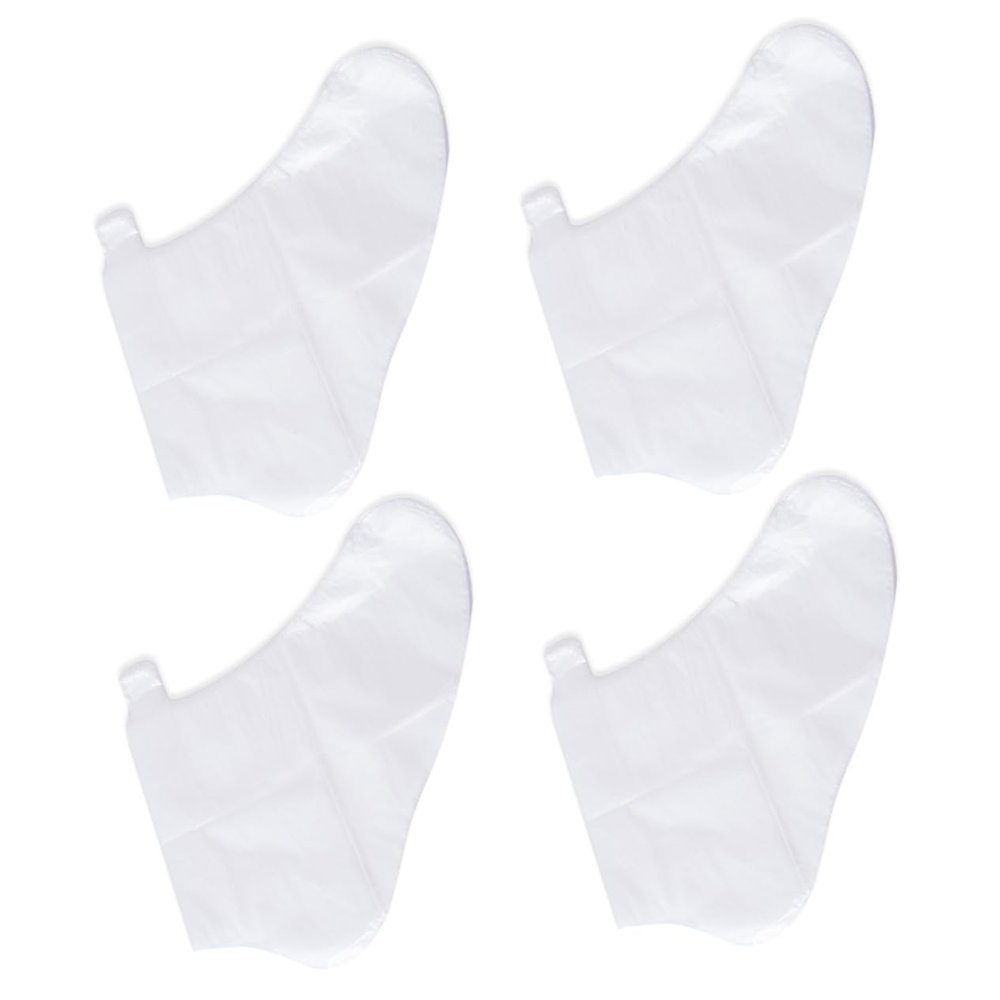 Ipetboom Foot Moisturizing Socks Disposable Foot Soaking Covers for for Cracked Heels with Adhesive for Home and Salon Use