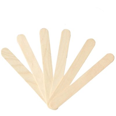 Ipetboom 100pcs Facial Spatula Waxing Wooden Tongue Depressors Spa-grade Quality for Professional Diy Waxing Applications