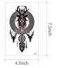 10 Sheets Viking Temporary Tattoos for Adults Men Women, 12 Sheets Large Tribal Cletic Totem Fake Tattoos for Arm Leg Chest view 4