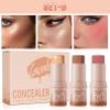 3Pcs Contour Stick Set3 Colors Contour Stick Makeup Set Long-Lasting Waterproof Concealer Stick KitCream Blush & Highlighter Bronzer Pen (SET-B) view 2