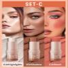 3Pcs Contour Stick Set3 Colors Contour Stick Makeup Set Long-Lasting Waterproof Concealer Stick KitCream Blush & Highlighter Bronzer Pen (SET-C) view 3