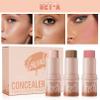 3Pcs Contour Stick Set3 Colors Contour Stick Makeup Set Long-Lasting Waterproof Concealer Stick KitCream Blush & Highlighter Bronzer Pen (SET-A) view 2