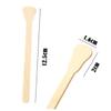 Ipetboom 100pcs Wooden Wax Mixing Sticks Disposable Spatulas for Hair Removal for Hot and Strip Wax Suitable for Salon and Home Use Compatible with All Depilatory view 2
