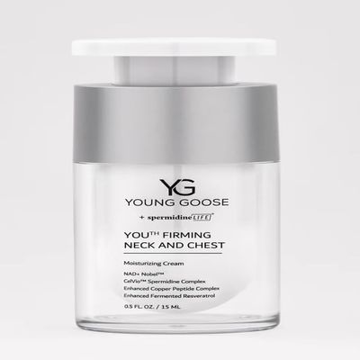 Young Goose NAD+ APEX Firming Neck & Chest Cream, Peptides & Vitamin C