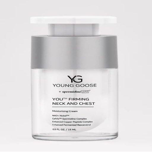 Young Goose NAD+ APEX Firming Neck & Chest Cream, Peptides & Vitamin C